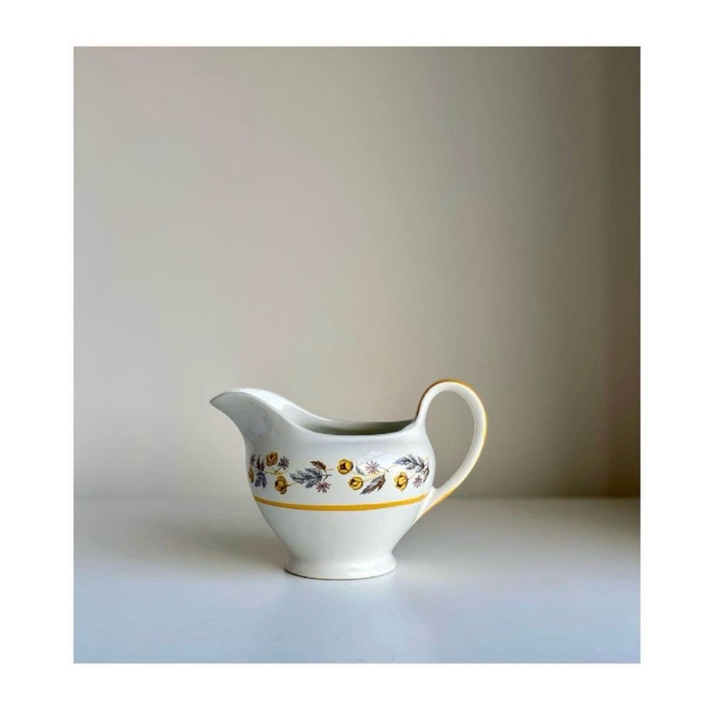 Vintage Burleigh Ware by Burgess and Leigh Creamer / Milk Jug